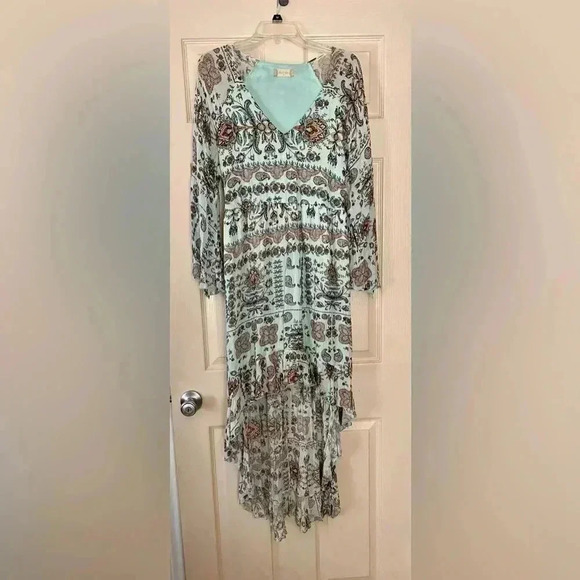Altr’d State multi hi low dress. Size Medium - Picture 1 of 5